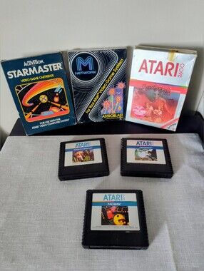 Vintage 1980's Atari lot-CIB, sealed & more